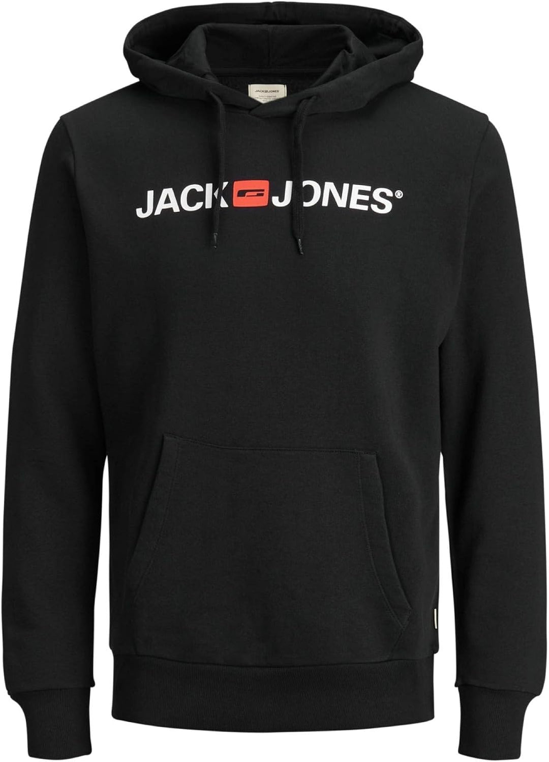 JACK &amp; JONES Male Kapuzenpullover 2er-Pack Logo Kapuzenpullover XXL 2er Pack (Hellgrau Schwarz), XXL