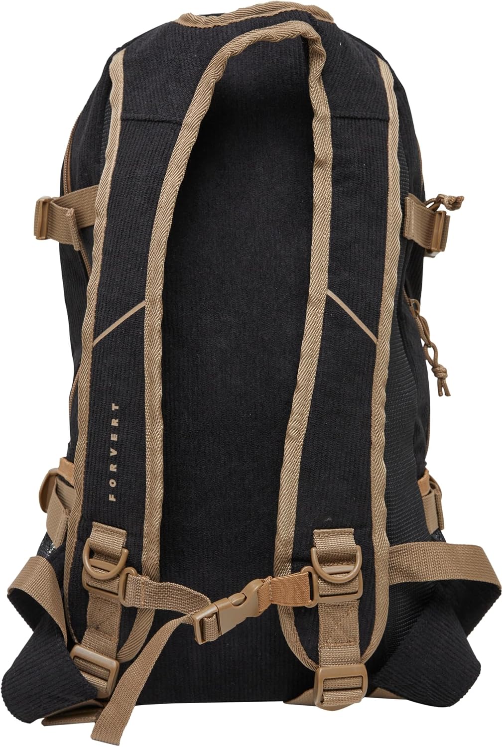 Forvert Cord Louis Backpack, Farbe: black, Grösse: OS Schwarz, Schwarz