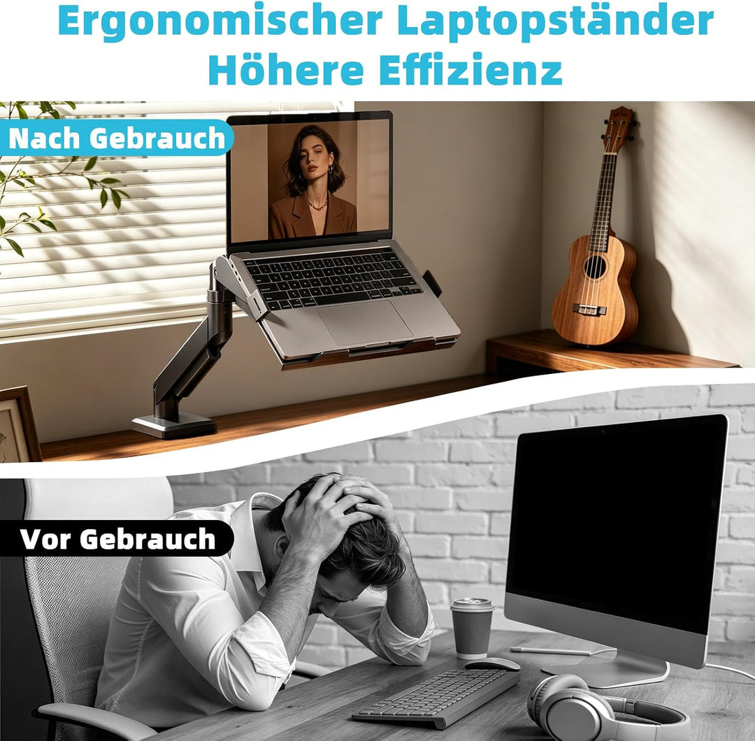 2 in 1 Laptop Halterung Verstellbare