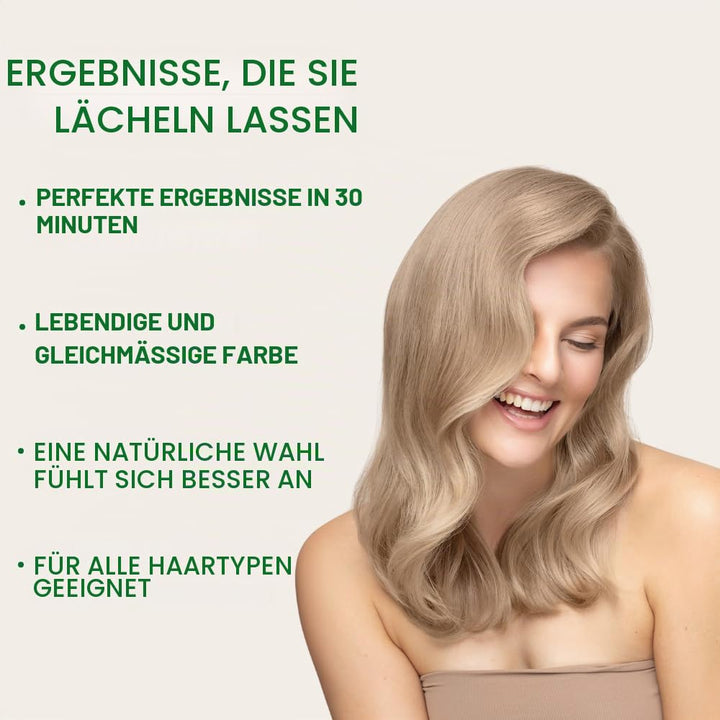 Helles Aschblond 10.2 permanente Haarfabe mit natürlichen Inhaltsstoffen - Ohne Ammoniak Lightest Bl