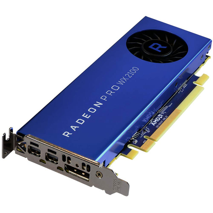 AMD Radeon Pro WX 2100 2 GB GDDR5 PCIe 1 x DP 2 x mDP, Radeon Pro WX 2100
