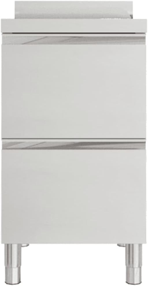 Küchenschrank mit 2 Schubladen Edelstahl 50 x 60 x (95-96) cm mit 2 Schubladen, 50 x 60 x (95-96) cm