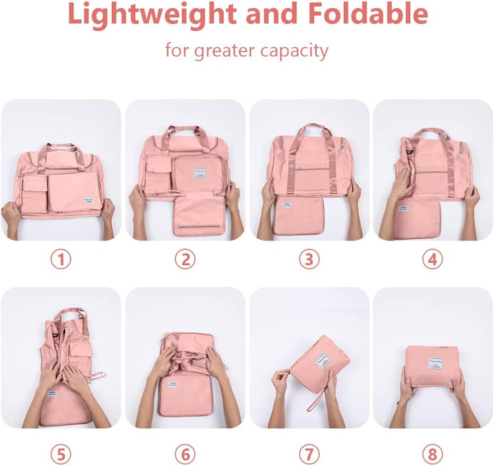 Flintronic 35L Faltbare Reisetasche Gepäcktasche Grosse Weekender Übernachtungstasche Urlaubstasche