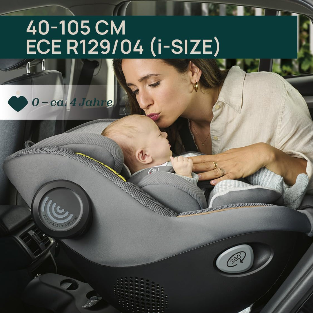 Chicco Seat105 I-Size, Autositz nach ECE R129/03, 360° drehbar, 6 Positionen, schneller und einfache