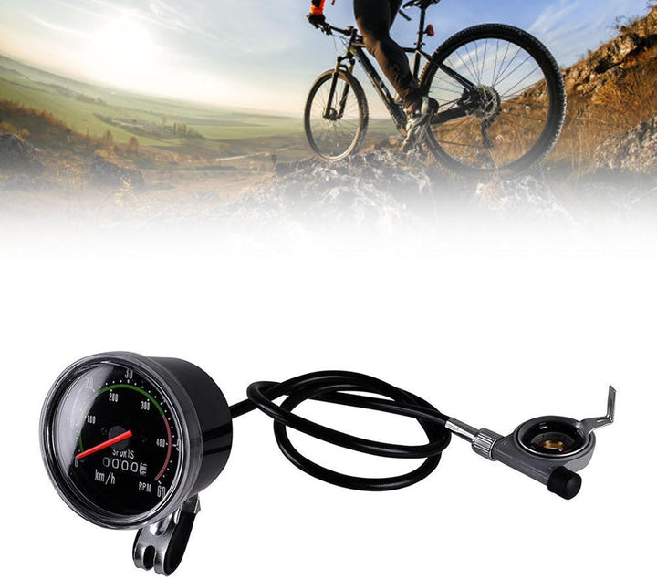 Fahrradcomputer Mechanischer, Runde Fahrradtacho Kilometerzähler