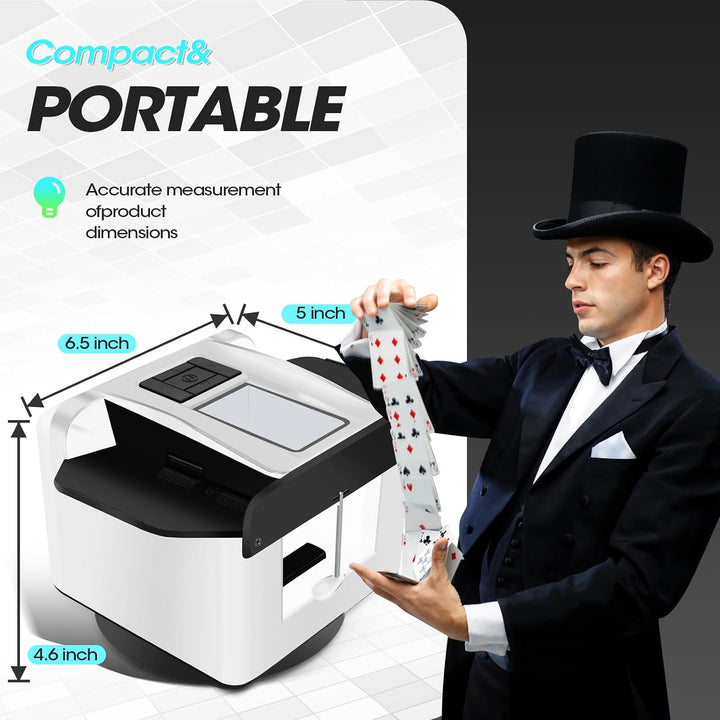 G1 Pro Automatische Kartenmischer und Kartensender 2 in 1,Ultra leise,für UNO, Taco Cat Ziegenkäse P