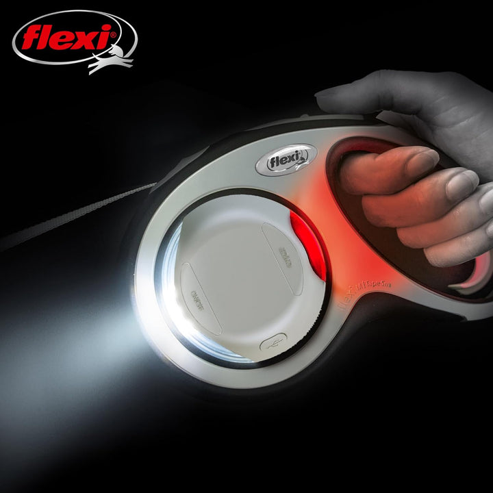 flexi® LED Lighting System (USB), hellgrau, Zubehör für flexi® Roll-Leinen Grau Einheitsgrösse, Grau