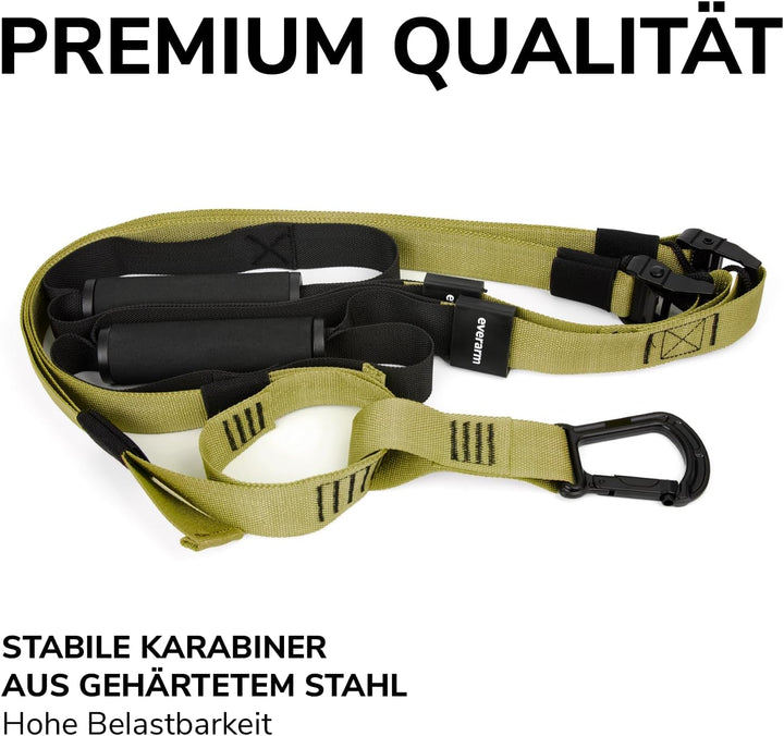 Schlingentrainer Set mit Türanker - Profi Suspension Trainer für Ganzkörpertraining - Sling Trainer