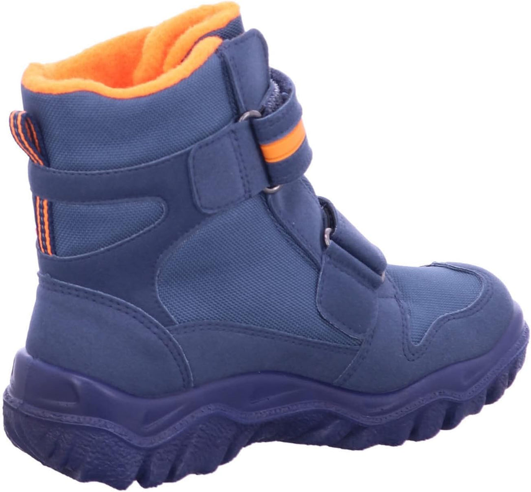 Superfit HUSKY 500080 Jungen Warm gefütterte Schneestiefel 25 EU Blau Orange 8010, 25 EU Blau Orange