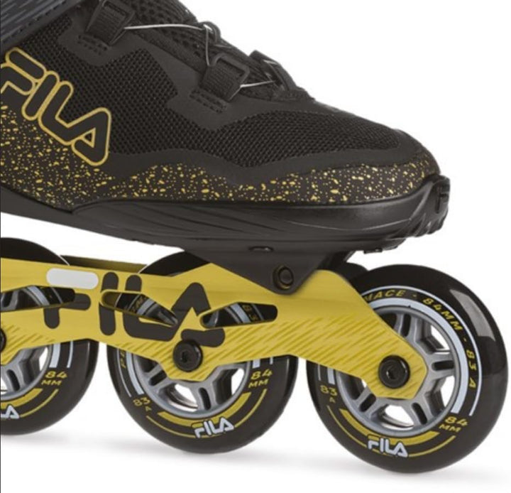 FILA SKATES Herren Legacy Qf Inline Skate 43 BLACK/GOLD, 43 BLACK/GOLD