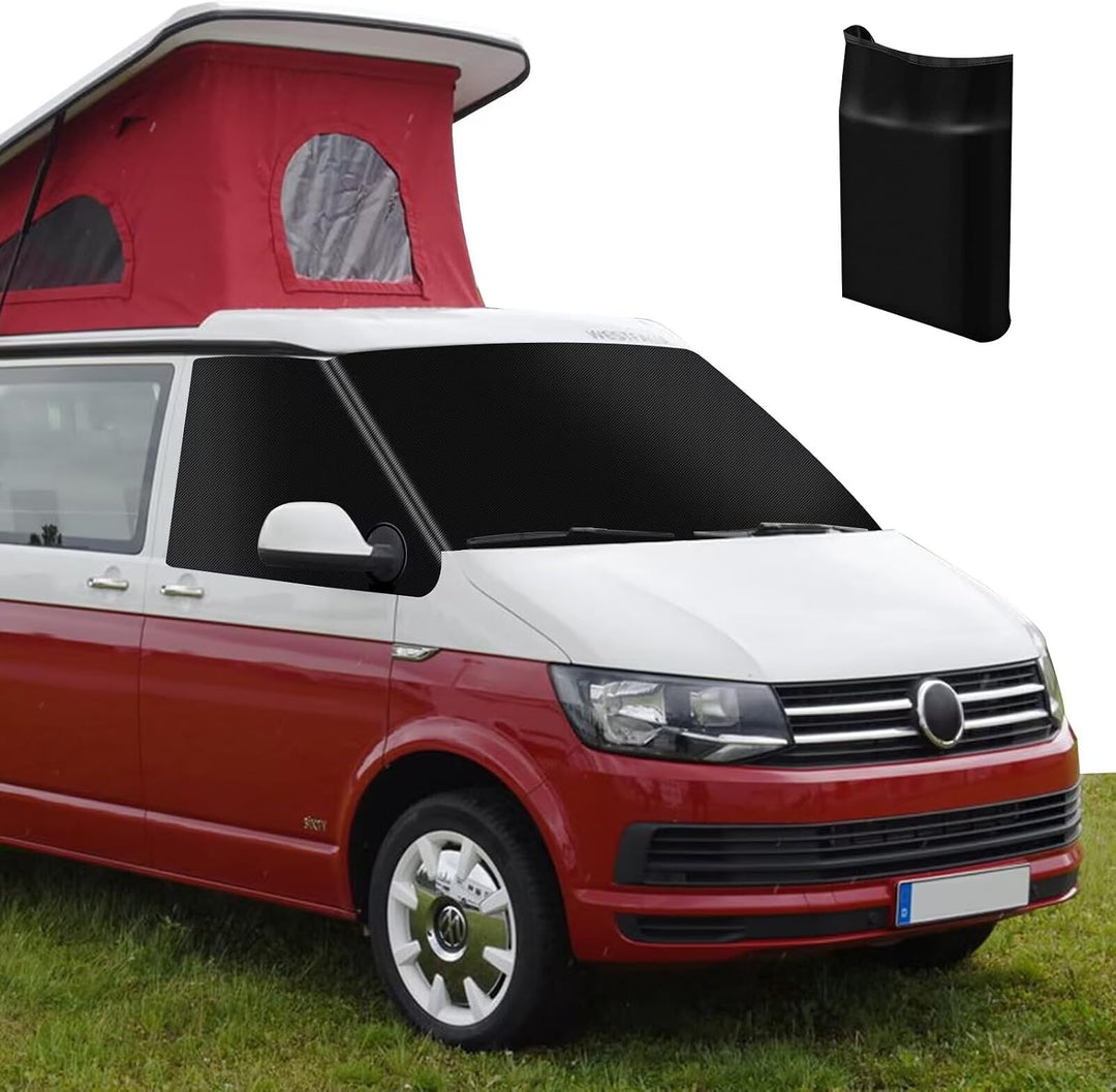 MaxEarn für VW T4 Auto Windschutzscheiben Abdeckung, 600D Wasserdicht Sonnenschutz Frontscheibe Ther