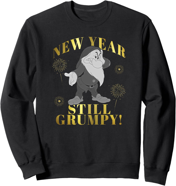 Disney New Years Snow White &amp; The Seven Dwarfs Still Grumpy Sweatshirt