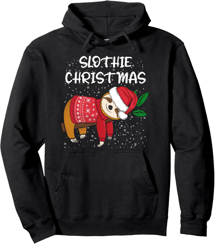 Faultier Weihnachten Pullover Hoodie