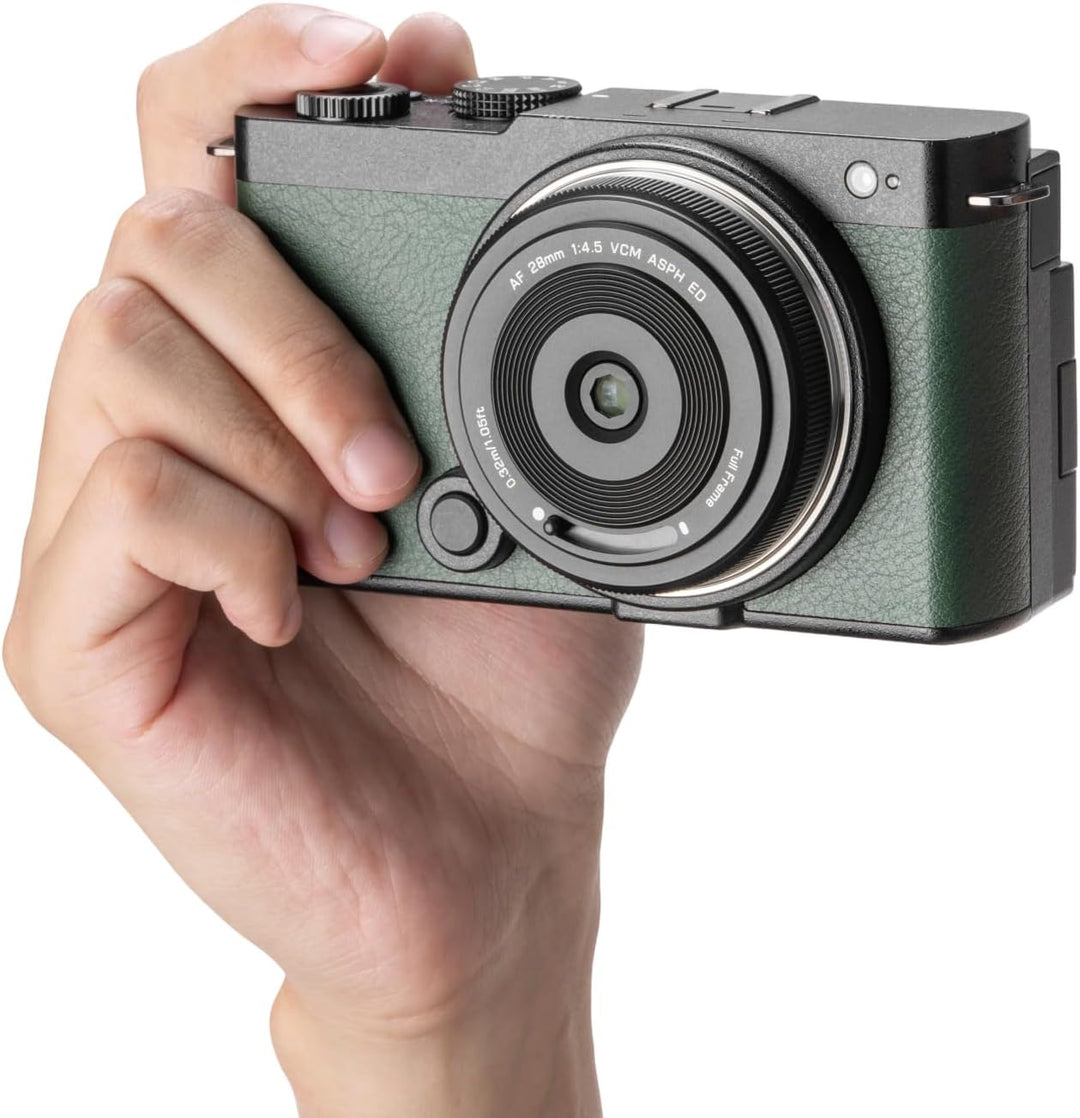 VILTROX AF 28mm F4.5 Vollformat Pancake Objektiv für L Mount Kamera, Autofokus Chips-Size Ultra-Thin