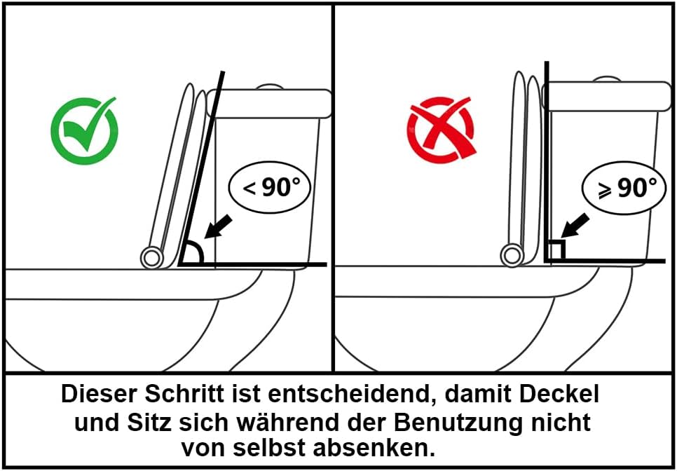 WC-Sitz aus Massivholz – Kiefer, mit Absenkautomatik, Schnellverschluss &amp; Easy-Clean, Soft-Touch – P