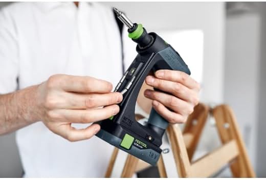 Festool Akku-Bohrschrauber CXS 18 C 3,0-Plus (mit Akkupacks BP 18 Li 3,0 C, Schnellladegerät, Magnet