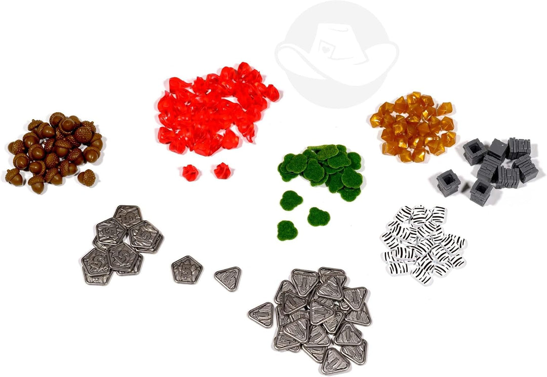 Everdell Silverfrost Essentials Edition Upgrade Pack - Upgraded Resource Tokens &amp; Deluxe Components,