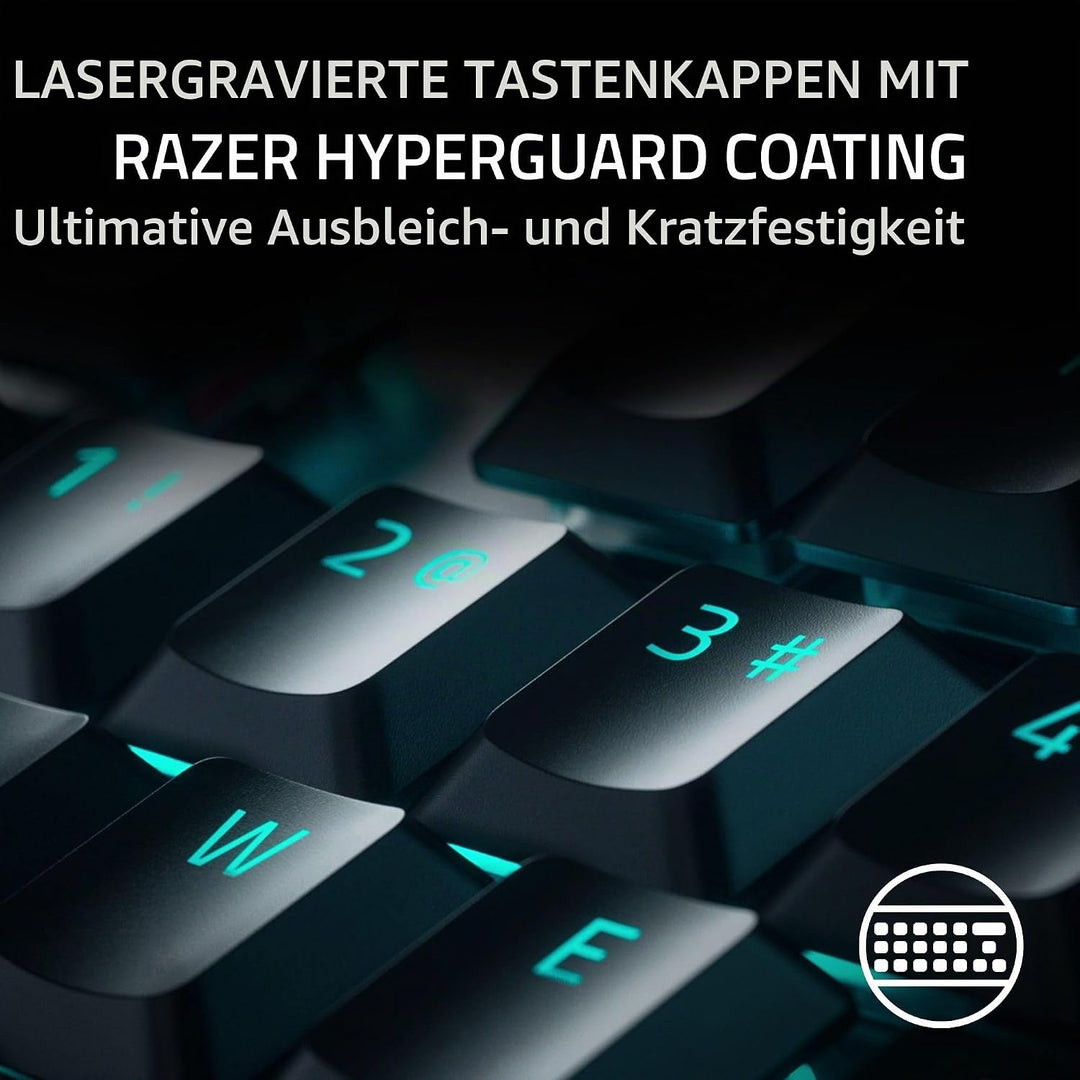Razer DeathStalker V2 Pro Tenkeyless (Red Switch) - Kabellose Optische Low-Profile-Gaming-Tastatur (
