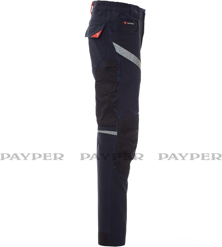 PAYPER NEXT4W Arbeitshose 4-Way-Stretch Unisex-Hose Hightech-Nylon mit 90% Polyamid und 10% Elasthan