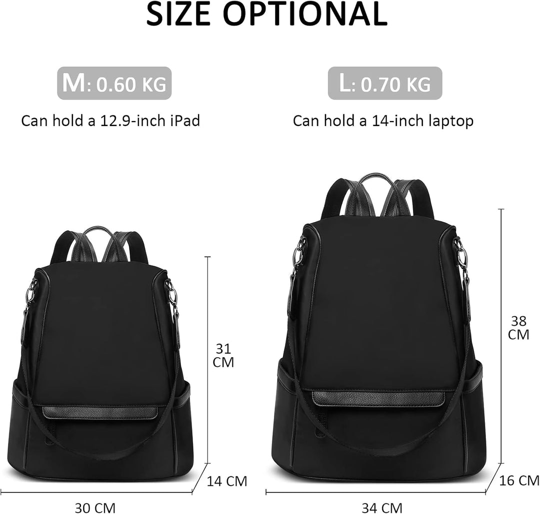 DORRISO Damen Rucksack Anti-Diebstahl Tagesrucksäcke Leicht Schulranzen Reise Rucksäcke Schulter Tas