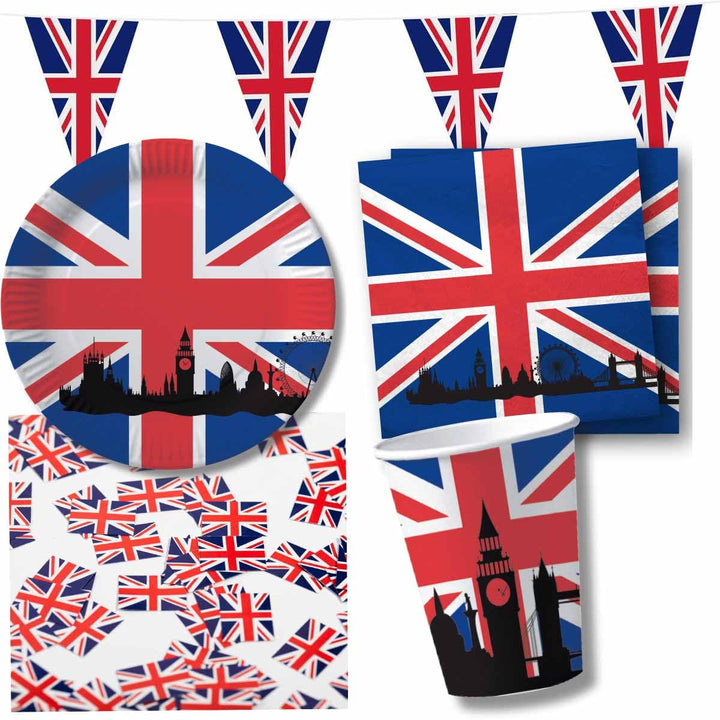 Partyset * England * // England Partyzubehör // England Partydekoration // Grossbritannien Partyset