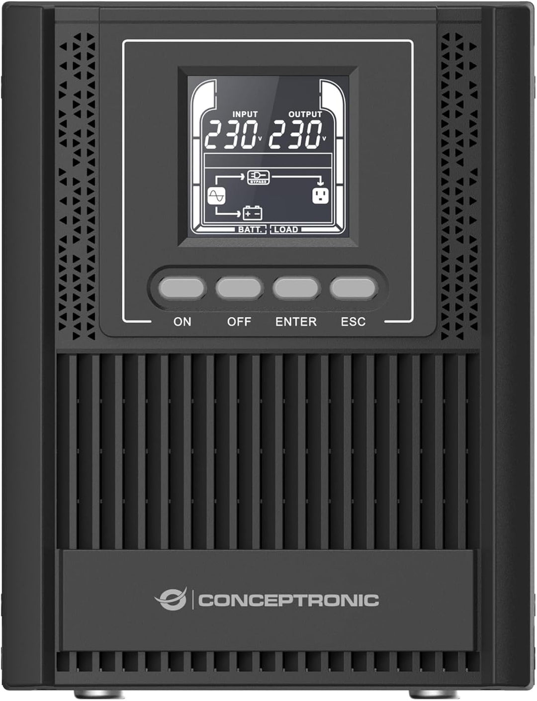 CONCEPTRONIC Zeus USV 1000VA 900W Online UPS,IEC EPO Port