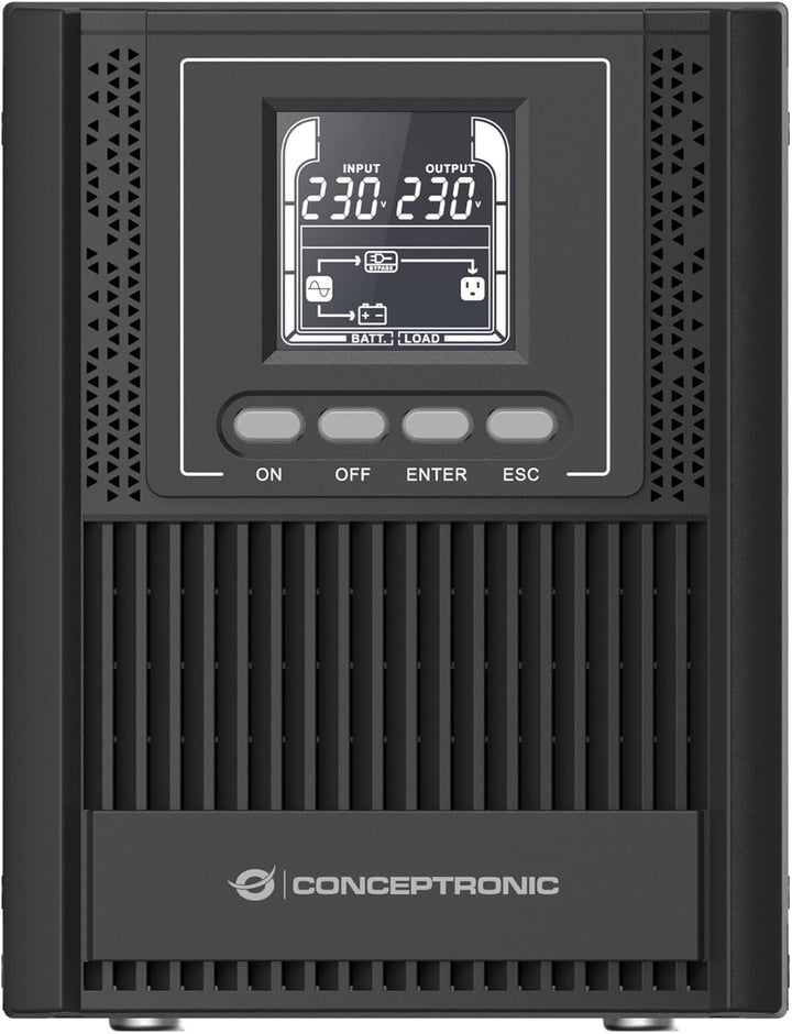 CONCEPTRONIC Zeus USV 1000VA 900W Online UPS,IEC EPO Port
