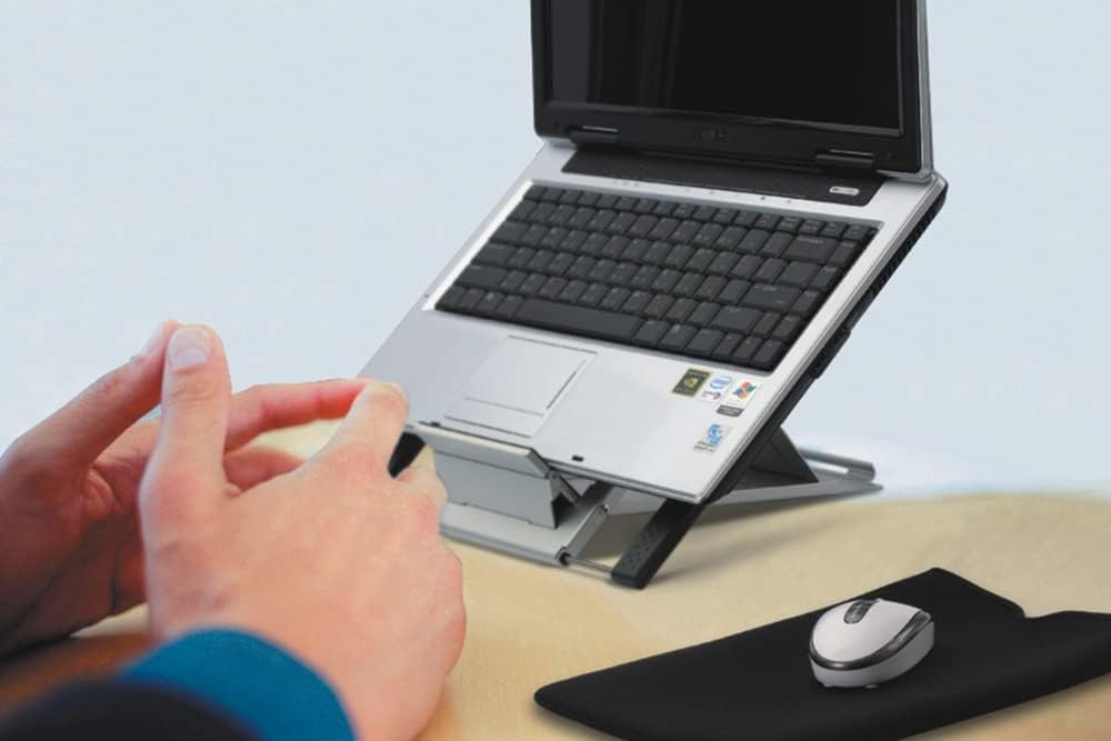 Newstar NSLS100 Mobile Version Laptopstand silber Silber Laptop- und Tablet-Ständer, Silber Laptop-