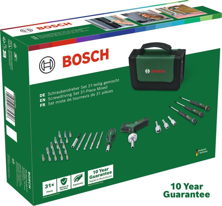 Bosch Schraubendreher-Set Mixed 31-teilig 31-tlg. Set, 31-tlg. Set