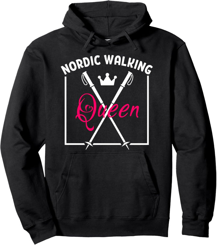 Wander Königin Nordic Walking Pullover Hoodie