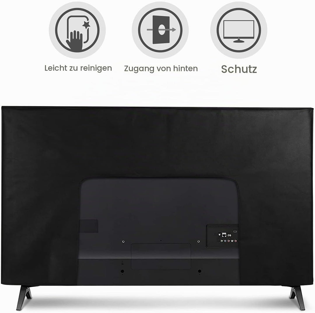 kwmobile 55" TV Abdeckung Indoor - Fernseher Hülle Bildschirmschutz Abdeckung - TV Bildschirm Staubs