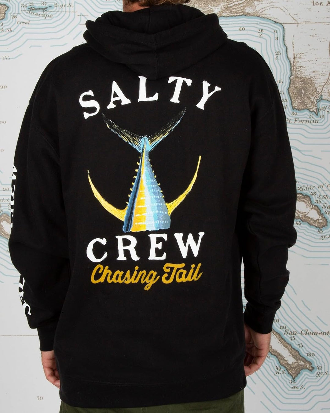 Salty Crew Tailed Fleece-Sweatshirt für Herren L Schwarz, L Schwarz
