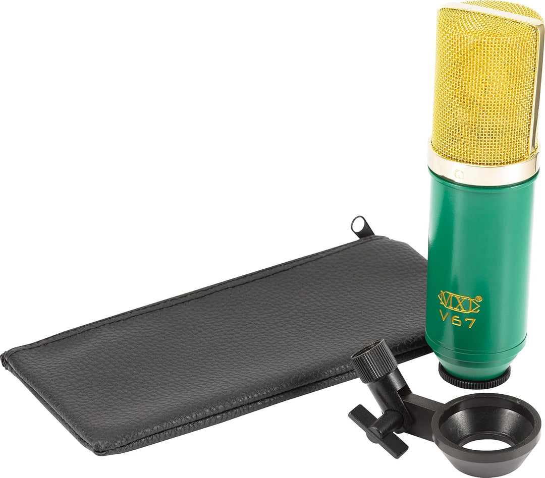 MXL V67G Large Capsule Condenser Mikrofon, grün / gold, MXL V67G