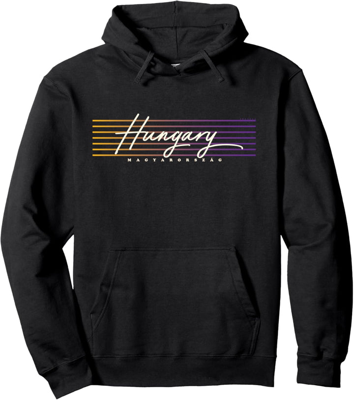 Ungarn im Retro-Stil Pullover Hoodie