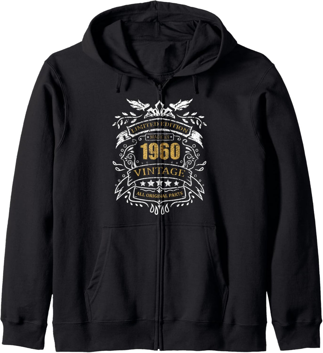 Limited Edition 63. Geburtstag Geschenkidee Vintage 1960 Kapuzenjacke