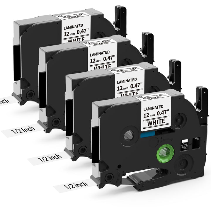 MarkField 4x H100LB H110 Band 12mm Kompatibel mit Brother P-Touch Bänder TZe-231 Tze231 12mm 0.47 We