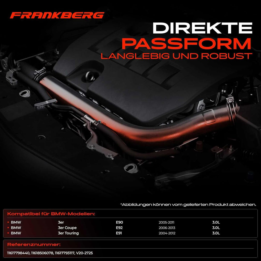 2x Ladeluftschlauch Turboschlauch für 3er E90 E91 E92 325d 330d 330xd 335d 2004-2013 11618506078