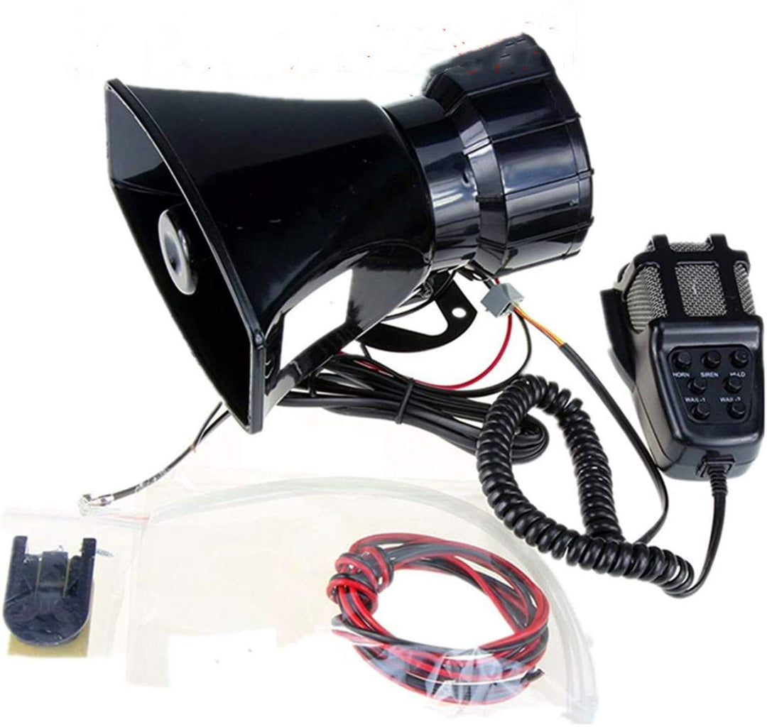 Yida 12V 80W 7 Tone Sound Auto Sirene Fahrzeug Horn mit Mic PA Lautsprechersystem Emergency Sound Am