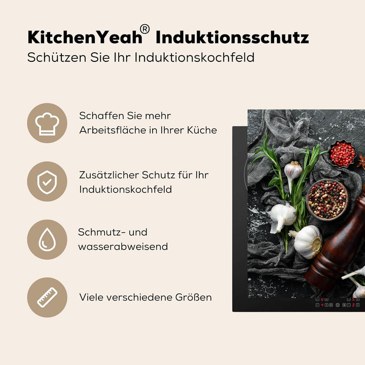 Herdabdeckplatte 70x52 cm Einteilig Küche Herdabdeckung Induktionsfeld Ceranfeld Herdabdeckplatten V