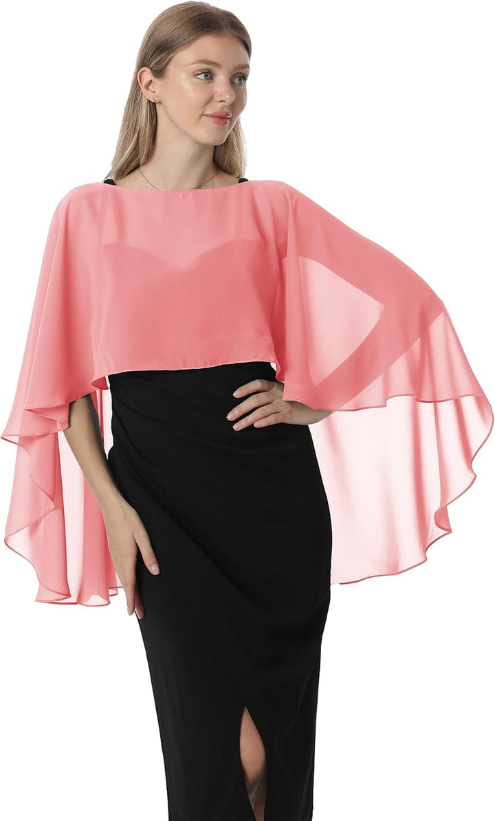 Hotshawl Damen Pashmina-Schal Einheitsgrösse Koralle, Einheitsgr&amp;