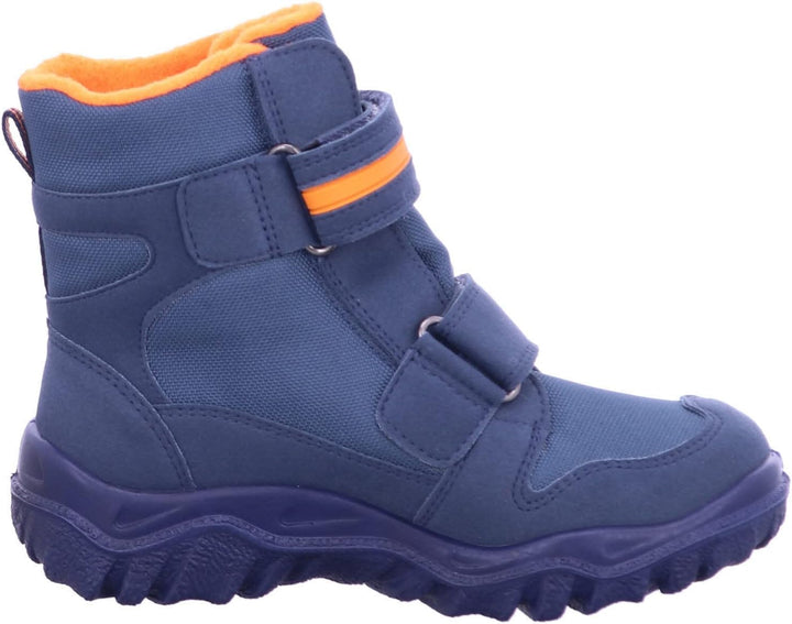 Superfit HUSKY 500080 Jungen Warm gefütterte Schneestiefel 25 EU Blau Orange 8010, 25 EU Blau Orange