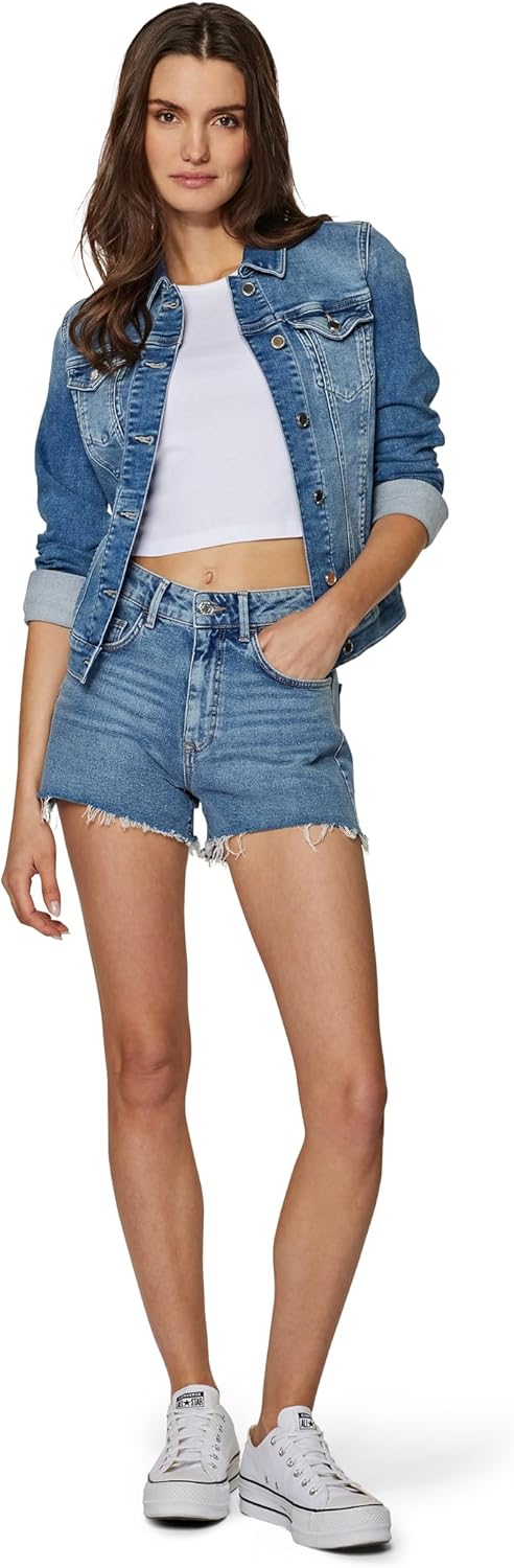 Mavi Damen Serra Jeans-Shorts 24 Blau, 24 Blau