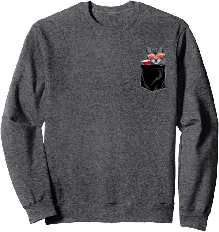 Cool Cat Pocket Sweatshirt