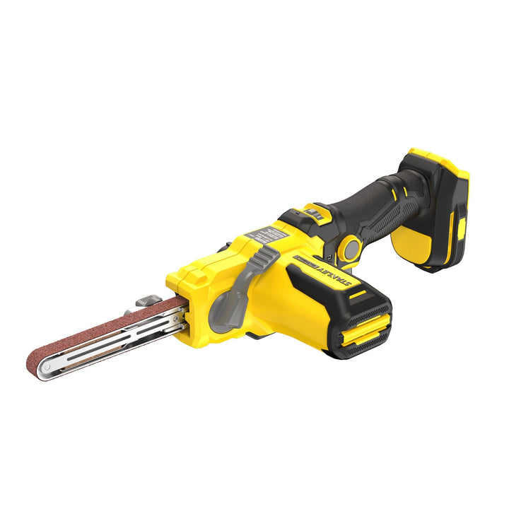 STANLEY FATMAX 18V V20 Akku-Bandfeile (Power-Feile mit variabler Drehzahl, ideal zum Feilen, Entrost