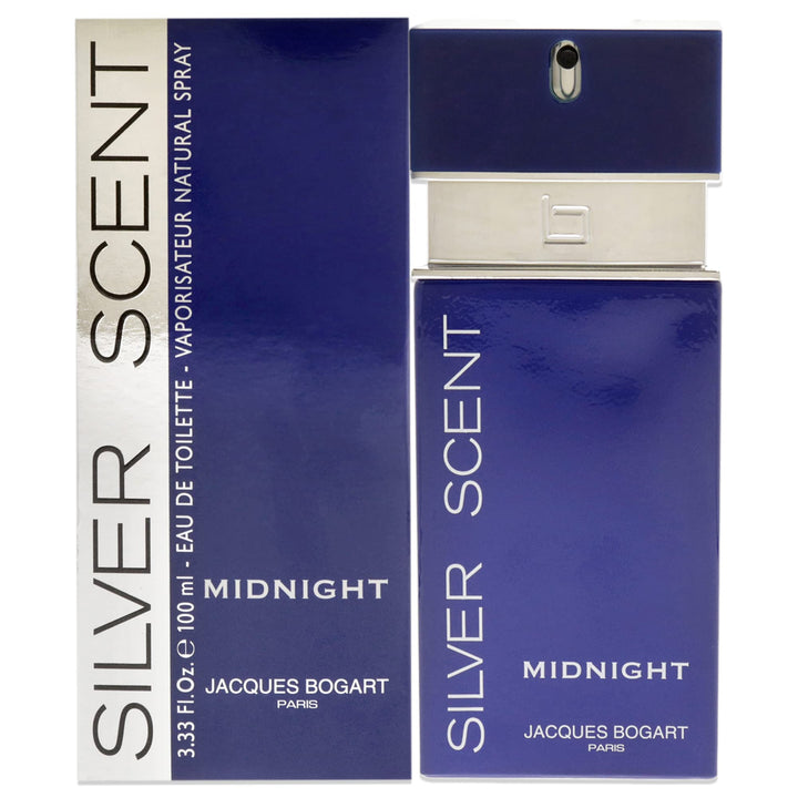 Jacques Bogart Silver Scent Midnight Eau de Toilette Zerstäuber für Männer,100ml 100 ml (1er Pack),