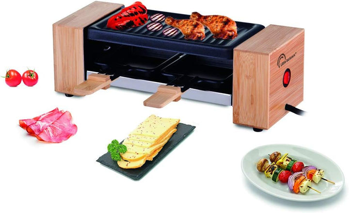 LITTLE BALANCE 8387 Wood for 2 Raclette, Bambus, Holz