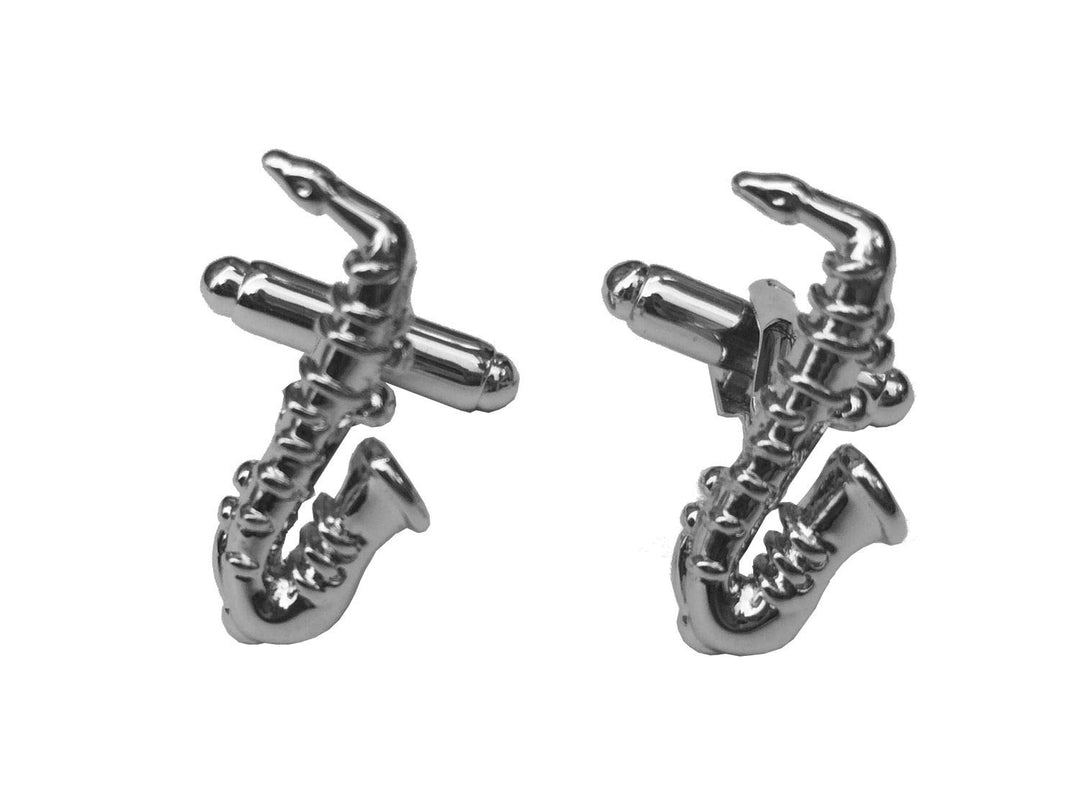 Miniblings Saxofon Manschettenknöpfe Miniblings Knöpfe + Box Saxophon Sax Musik Saxofonist - Herrens