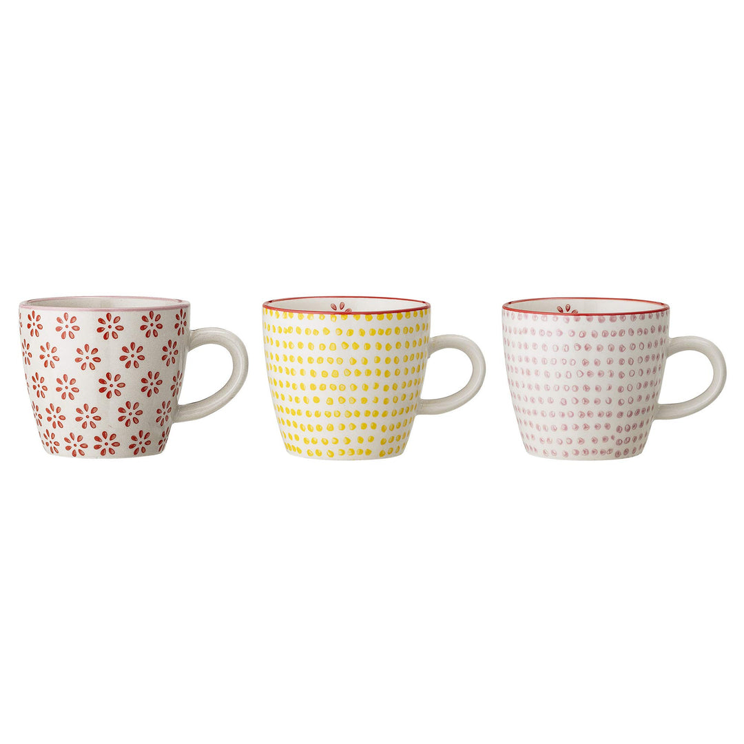 Bloomingville kleine Tassen Susie Retro Tassen ideal für einen doppelten Espresso oder einen kleinen