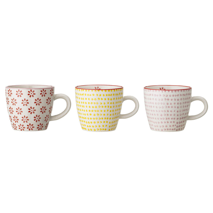 Bloomingville kleine Tassen Susie Retro Tassen ideal für einen doppelten Espresso oder einen kleinen