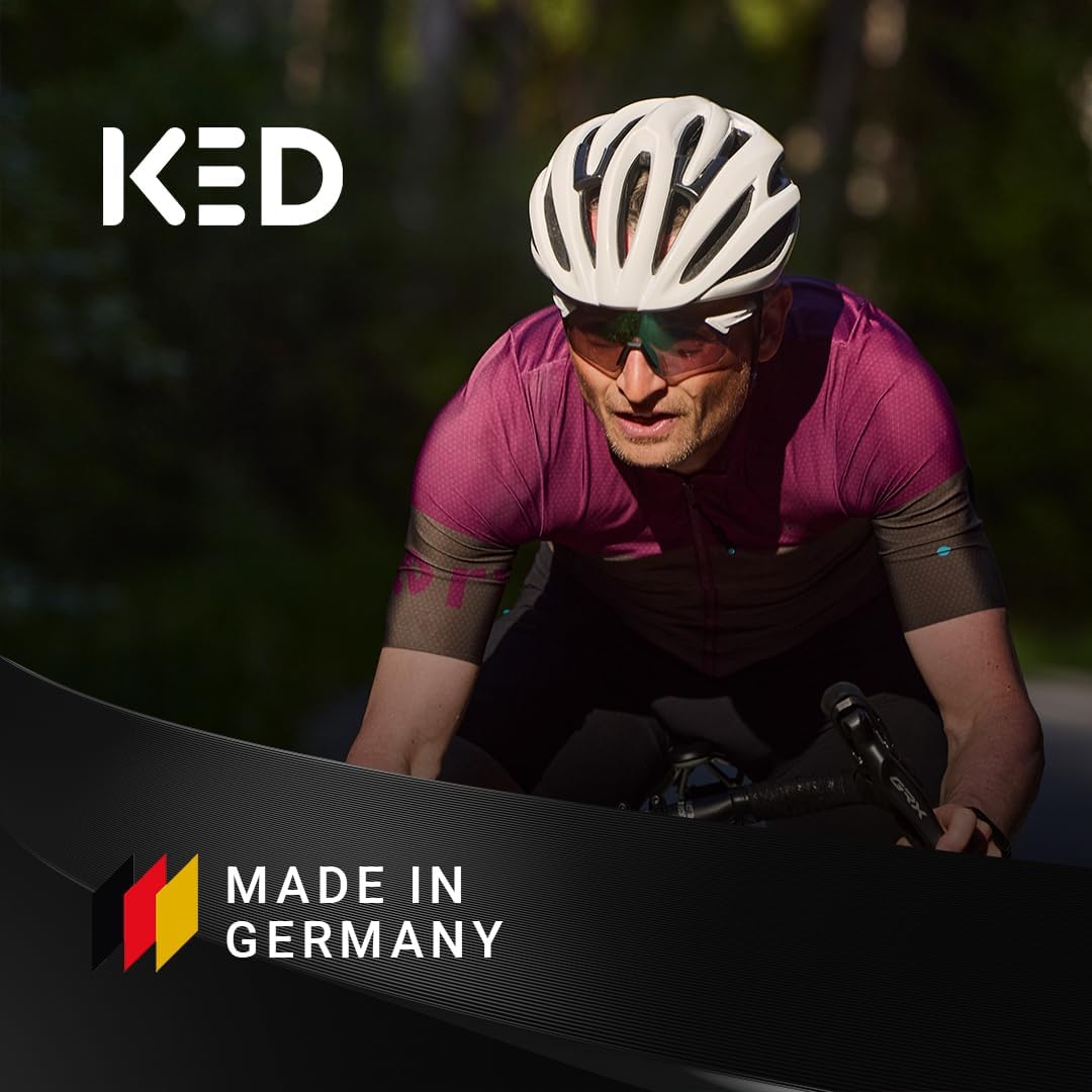 KED Rayzon Rennrad Fahrrad Helm rot 2023 M (55-59cm), M (55-59cm)
